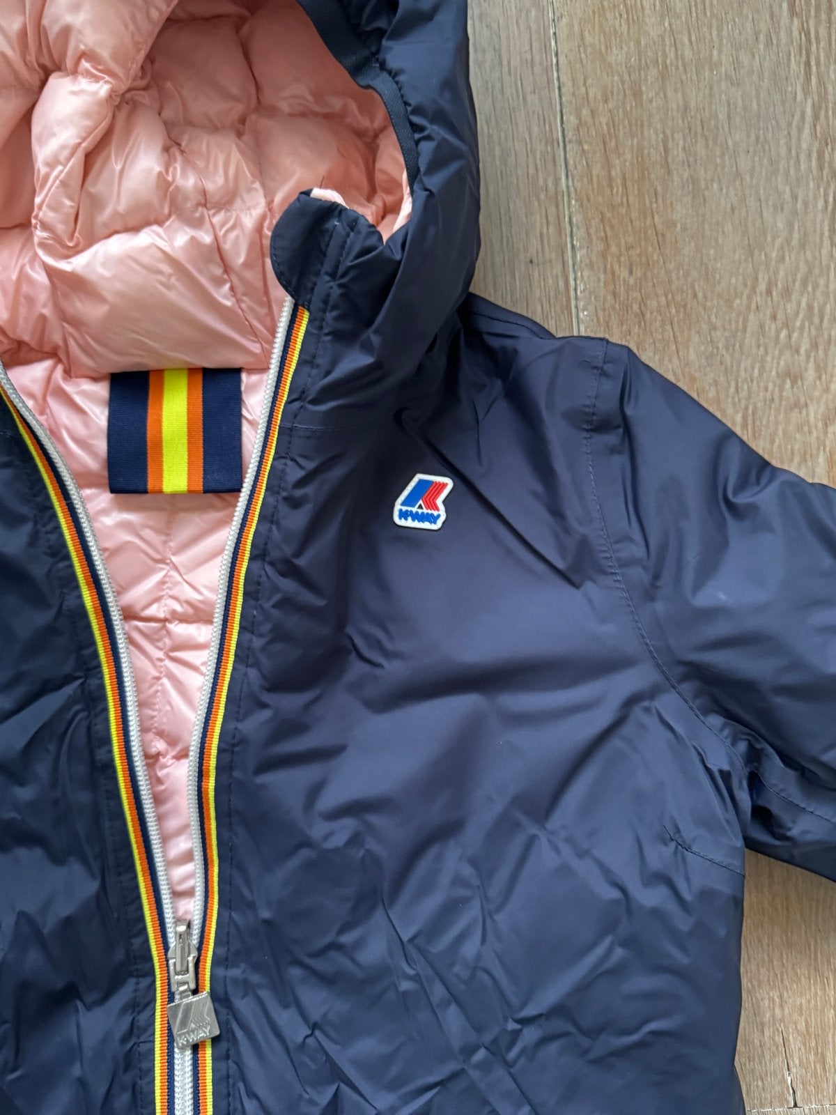 K-Way P. Sophie Thermo Plus.2 Double jas - Maat 10Y, Ophalen of Verzenden, Zo goed als nieuw, Meisje