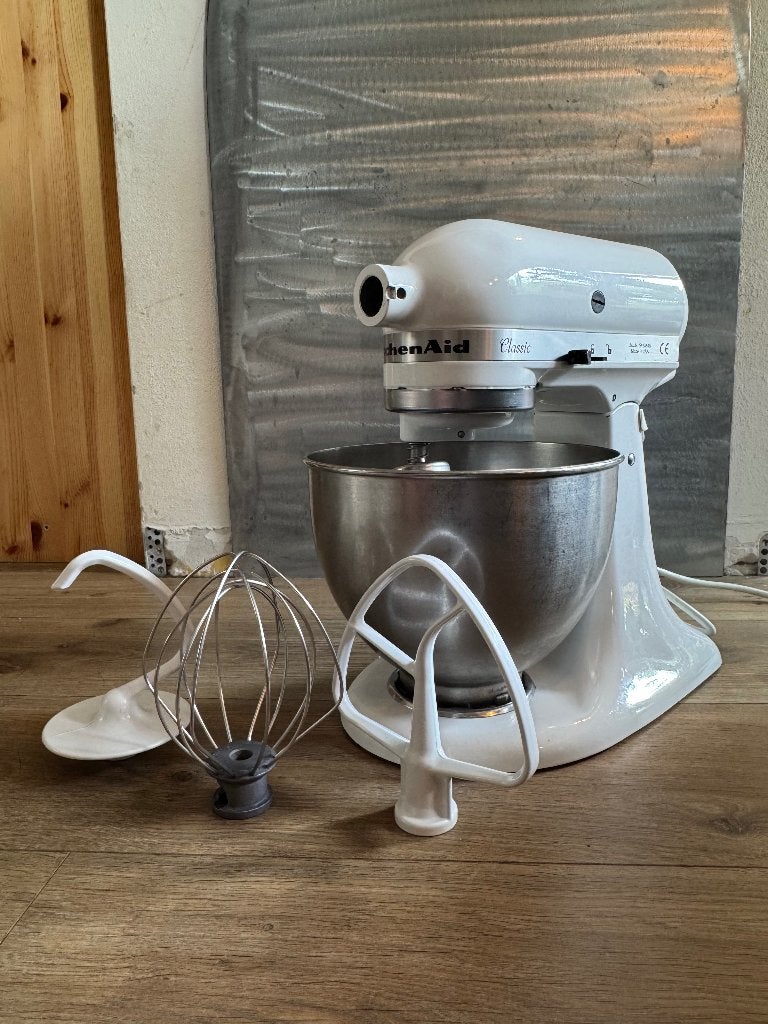 Kitchenaid classic 5KSM45, 4 liter of meer, Ophalen of Verzenden, Gebruikt, 3 snelheden of meer