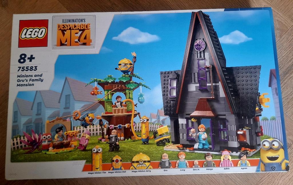 LEGO Despicable Me 4 Huis van de Minions en Gru 75583|NIEUW|, Overige thema's, Nieuw, Ophalen of Verzenden, Complete set