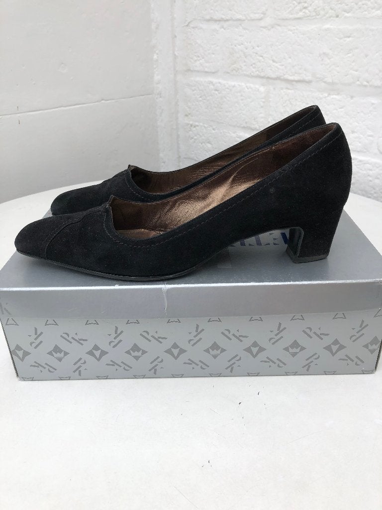 Peter Kaiser, suede schoenen, kleur zwart, maat 38, Peter Kaiser, Schoenen met lage hakken, Zwart, Ophalen of Verzenden