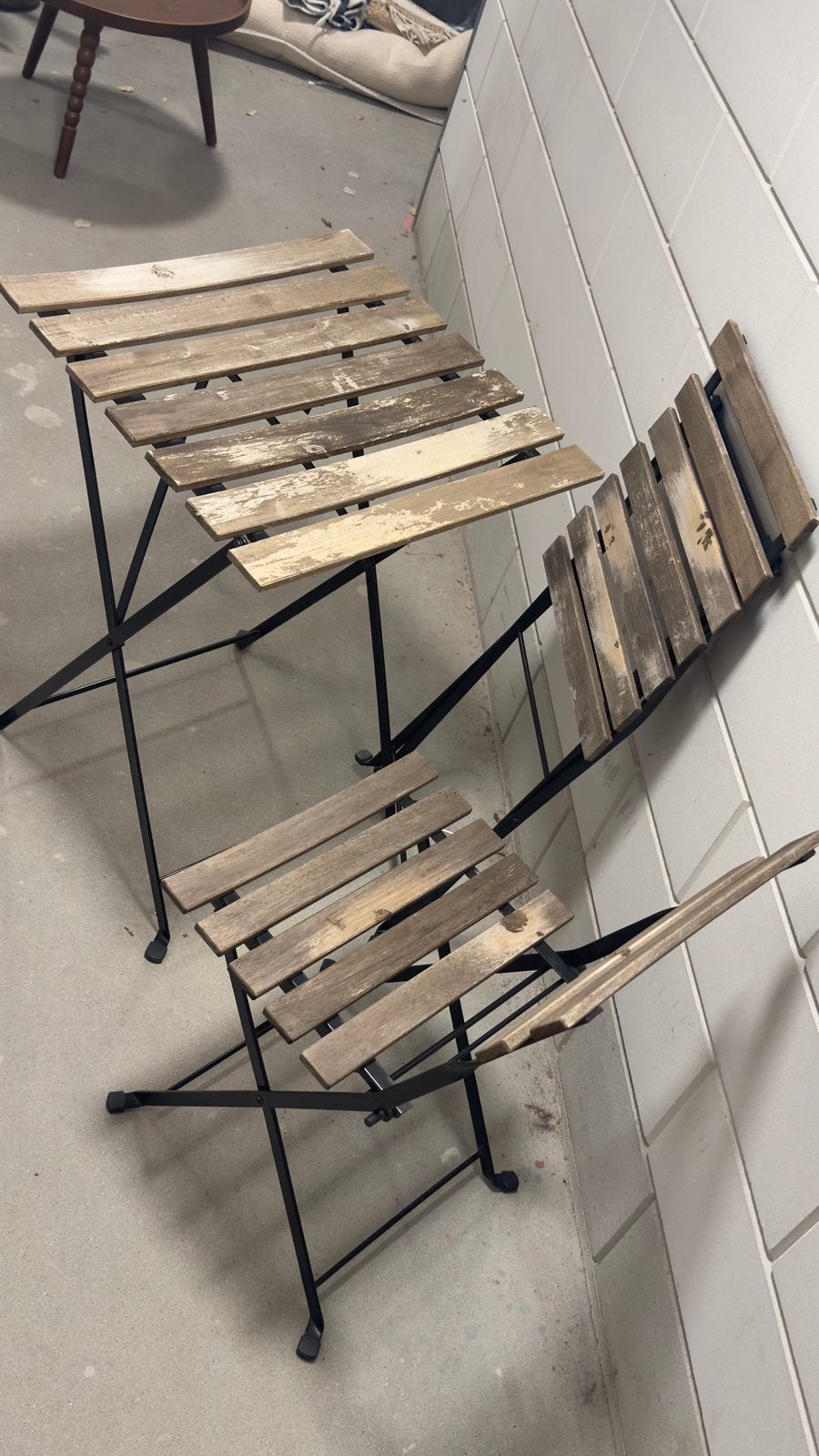 Ikea Tärnö balkon/tuin set, Tuin en Terras, Tuinstoelen, Ophalen, Zo goed als nieuw, Hout
