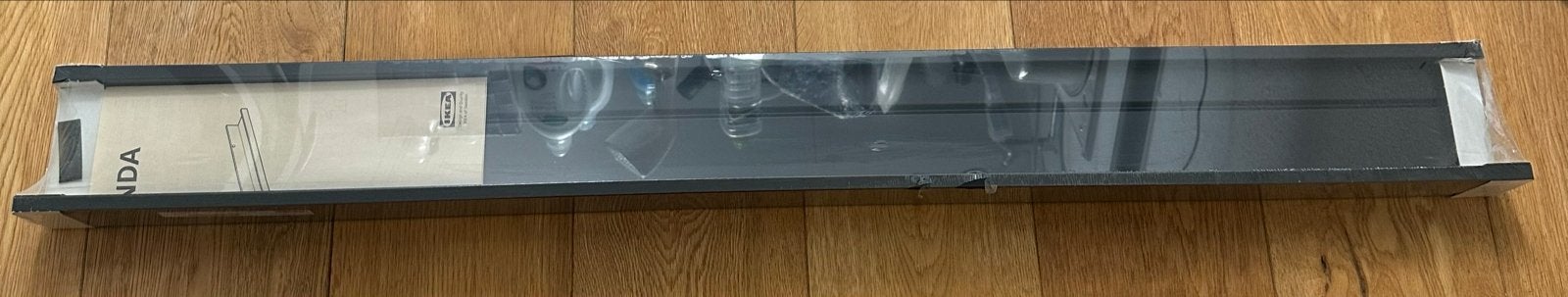 IKEA MOSSLANDA Schilderijplank - Zwart, 115 cm, Ophalen, Nieuw