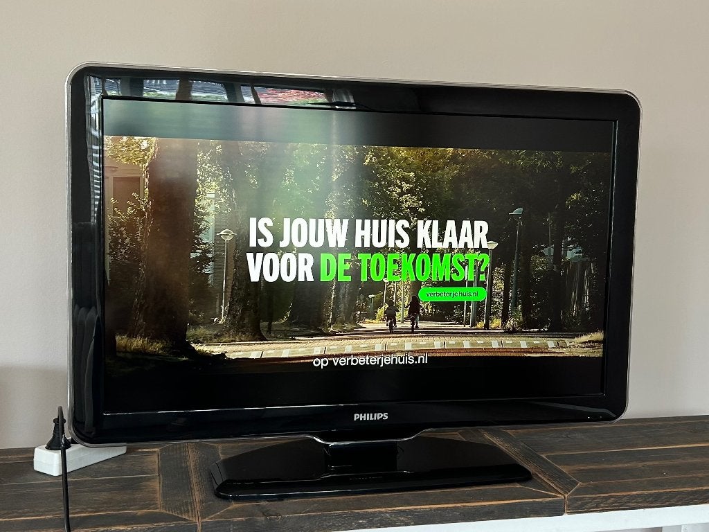 Nette Philips TV (42 inch / 105 cm breed) - Inclusief voet, Ophalen, Philips, Gebruikt, 50 Hz