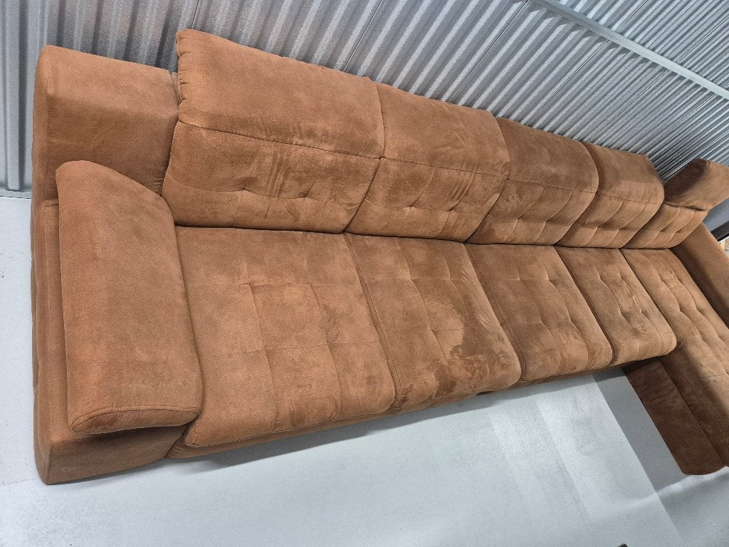 Royale hoekbank 405 cm | Huisdiervriendelijke stof, Huis en Inrichting, Ophalen, 100 tot 125 cm, Hoekbank, 300 cm of meer