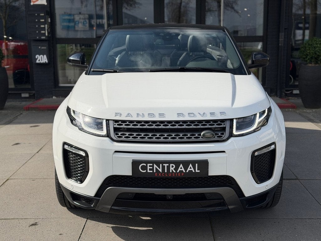 Land Rover Range Rover Evoque Convertible 2.0 Si4 SE Dynamic, Automaat, Automatische klimaatregeling, Gebruikt, Zwart