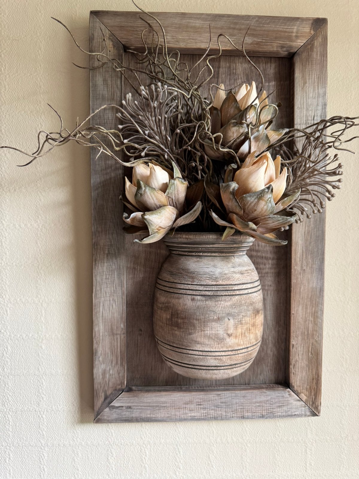 Sober wanddecoratie, 30 cm, Hout, Decoratieobject, Ophalen of Verzenden