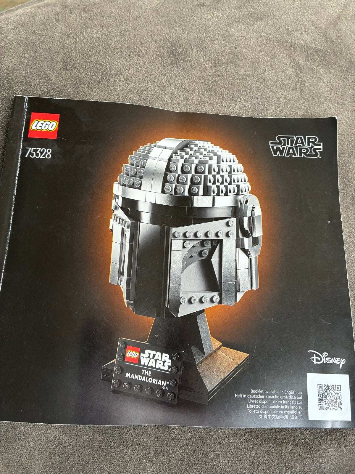 LEGO Star Wars The Mandalorian Helm (75328), Star Wars, Lego, Ophalen of Verzenden, Zo goed als nieuw