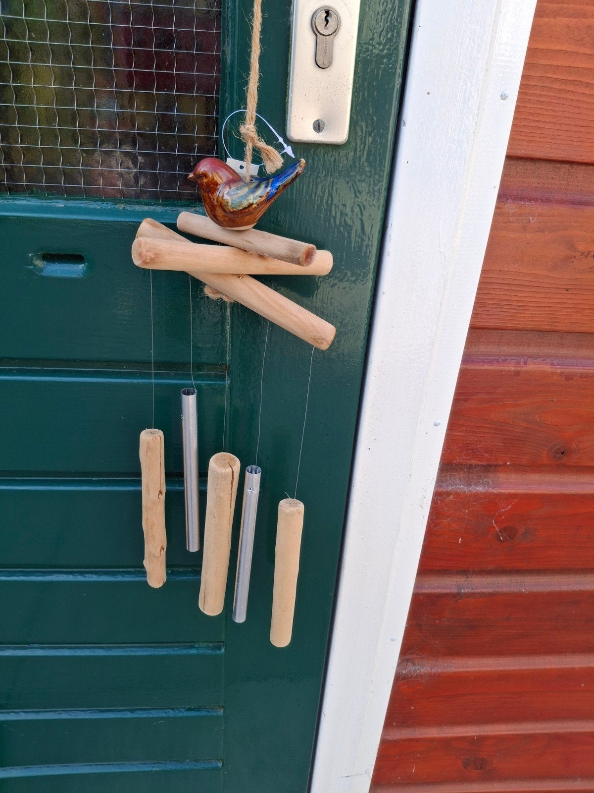 Tuin mobiel windhanger met vogel, Verzenden, Nieuw