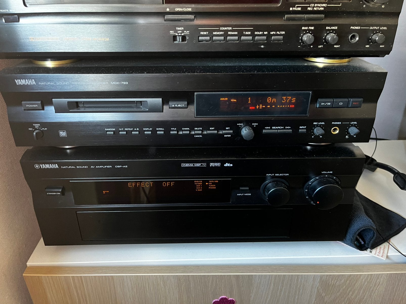 Yamaha MDX-793 Minidisc-speler/recorder, Audio, Tv en Foto, Walkmans, Discmans en Minidiscspelers, Ophalen, Minidisc-recorder