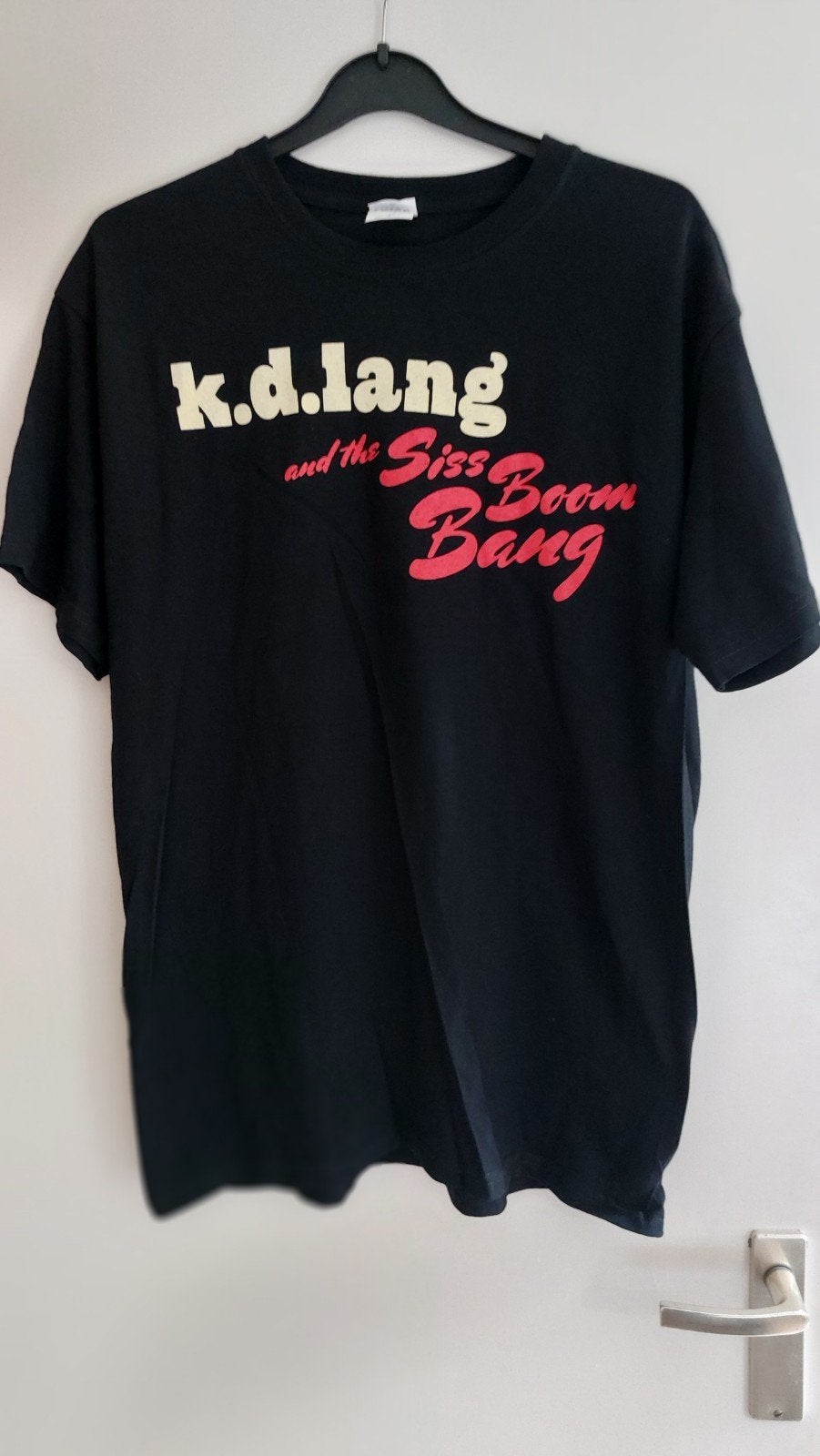 k.d. lang and the Siss Boom Bang 2012 Tour T-shirt, Zwart, Maat 42/44 (L), Nieuw, Ophalen of Verzenden