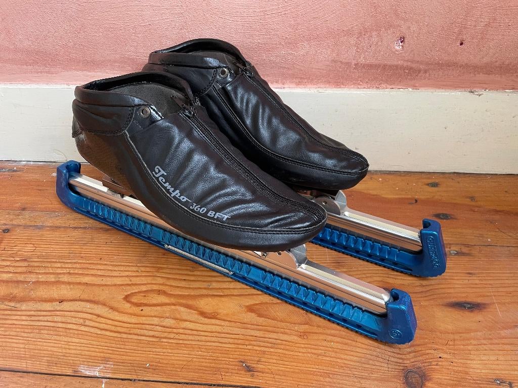 Schaatsschoenen Luigino Tempo 360 BFT wide maat 43, Overige merken, Klapschaats, Gebruikt, Ophalen of Verzenden