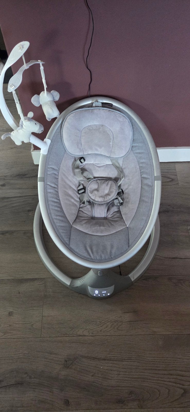 hele nette elektrische wipstoel baby swing., Ophalen, Zo goed als nieuw
