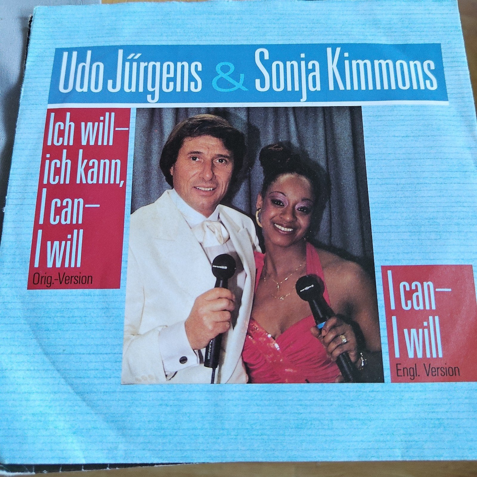 Udo Jürgens  Sonja Kimmons - Ich will- ich kann, I can- I w, Ophalen of Verzenden, Gebruikt, 7 inch