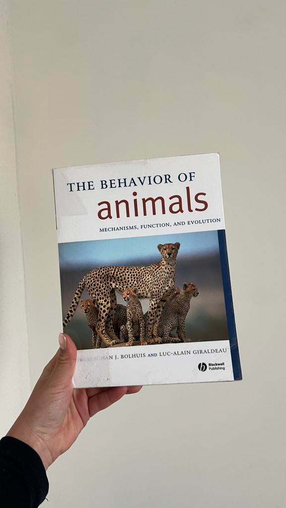 Biologie studieboek: The Behavior of Animals, Ophalen of Verzenden, Beta, Gelezen, WO