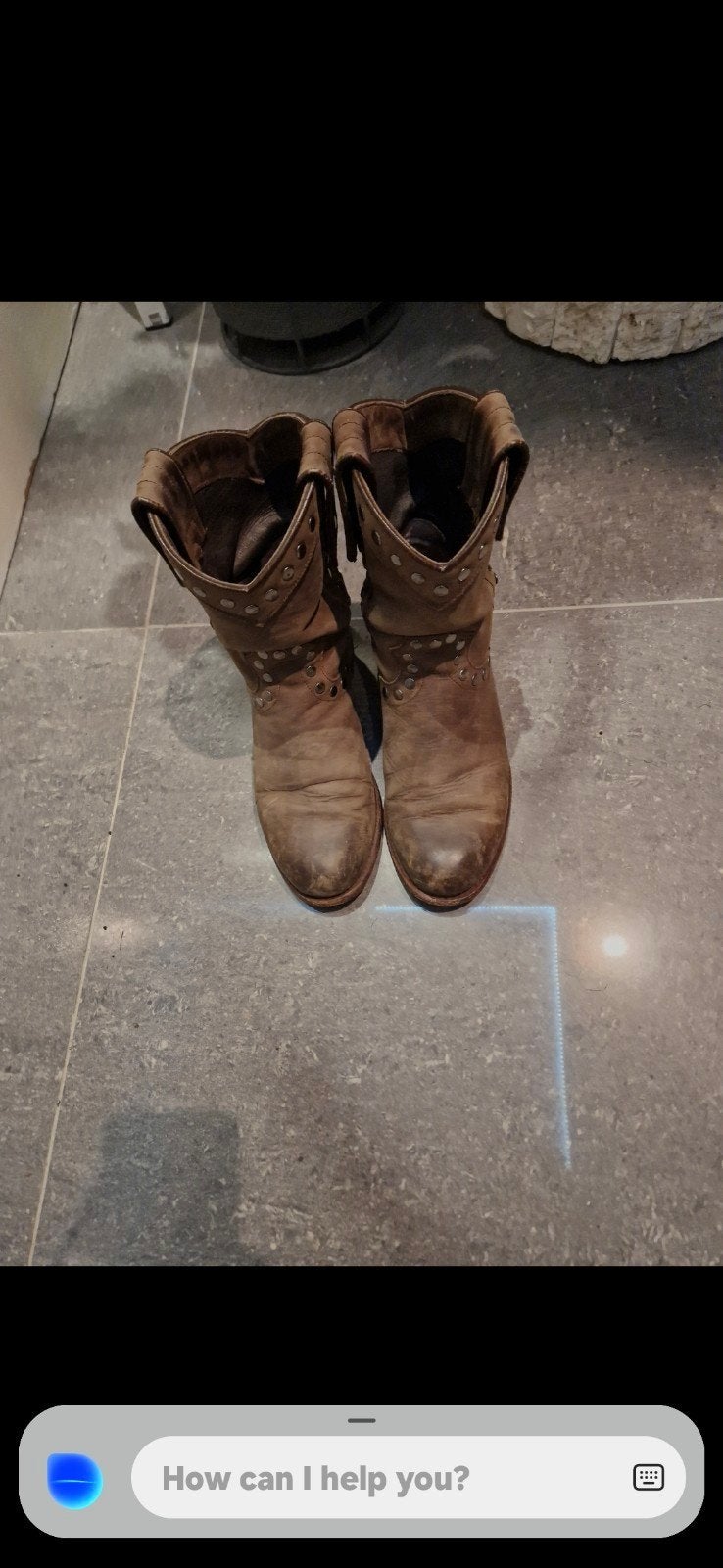 Sendra Larzen - Stoere leren laarzen met studs, Sendra, Bruin, Lage of Enkellaarzen, Ophalen of Verzenden