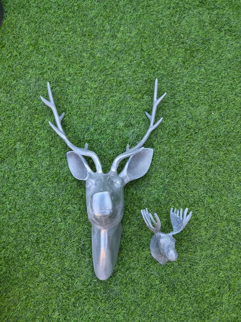 Wanddecoratie hert en eland, Ophalen