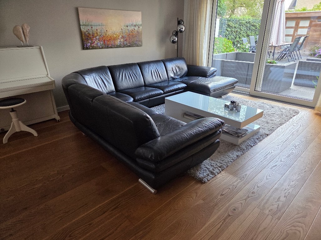 Hoekbank in U-vorm met lounge deel, Huis en Inrichting, Ophalen, Gebruikt, Hoekbank, 300 cm of meer