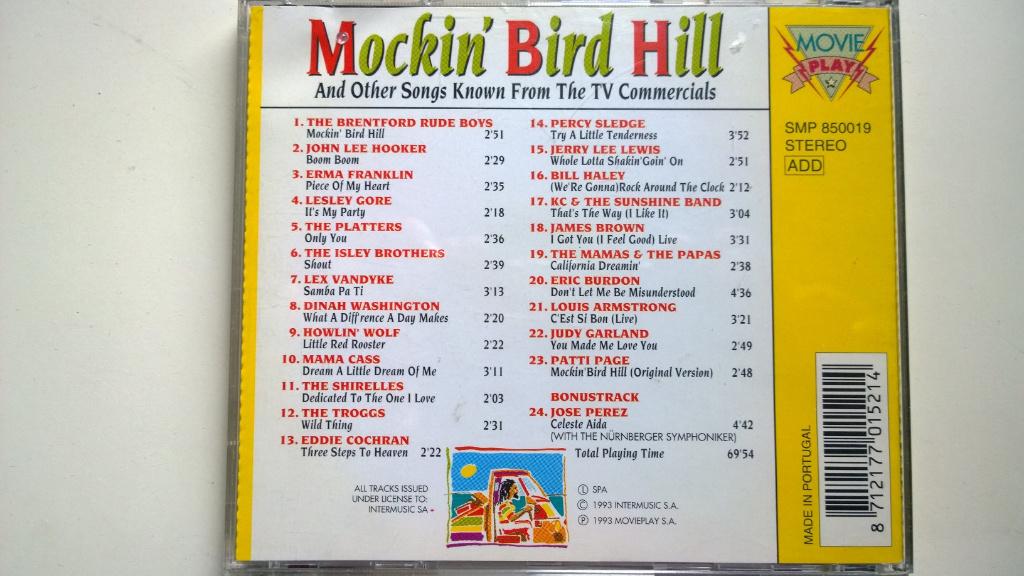 Mockin' Bird Hill And Other Songs Known From The TV Commerci, Ophalen of Verzenden, Zo goed als nieuw, Pop
