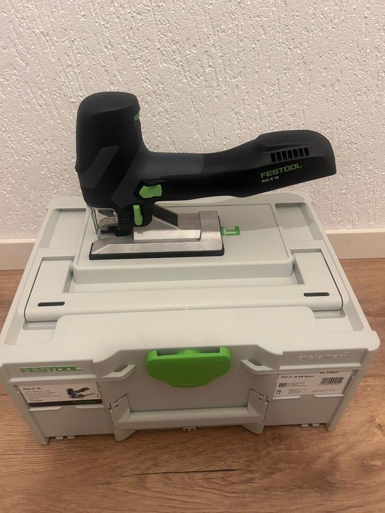 Festool PSC-E 18 Basic, Ophalen, Decoupeerzaag, Nieuw, 30 tot 70 mm