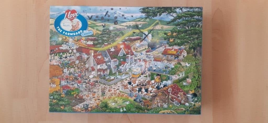 Puzzel "I love" van Gibson's, Ophalen of Verzenden, 500 t/m 1500 stukjes, Nieuw, Legpuzzel