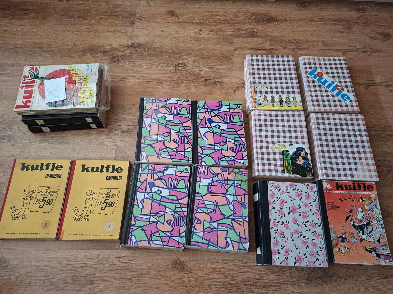 Complete jaargang Kuifje stripboeken meerdere jaargangen, Complete serie of reeks, Ophalen of Verzenden, Gelezen