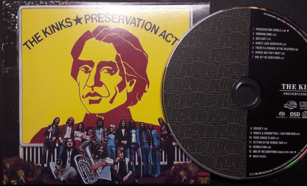 KINKS - Preservation act. 1 ( SACD ), Cd's en Dvd's, Cd's | Rock, Zo goed als nieuw, Poprock, Ophalen of Verzenden
