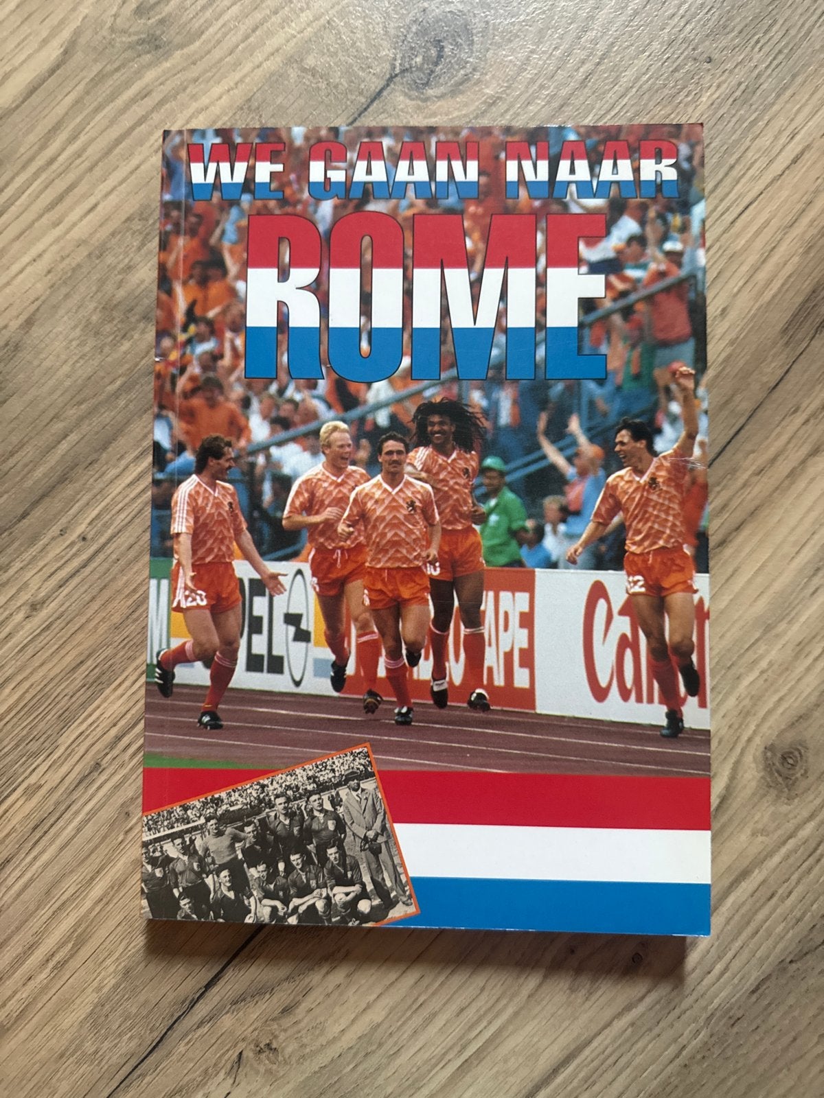 We Gaan Naar Rome - Voetbalboek EK 1988, Ophalen of Verzenden, Gelezen, Balsport