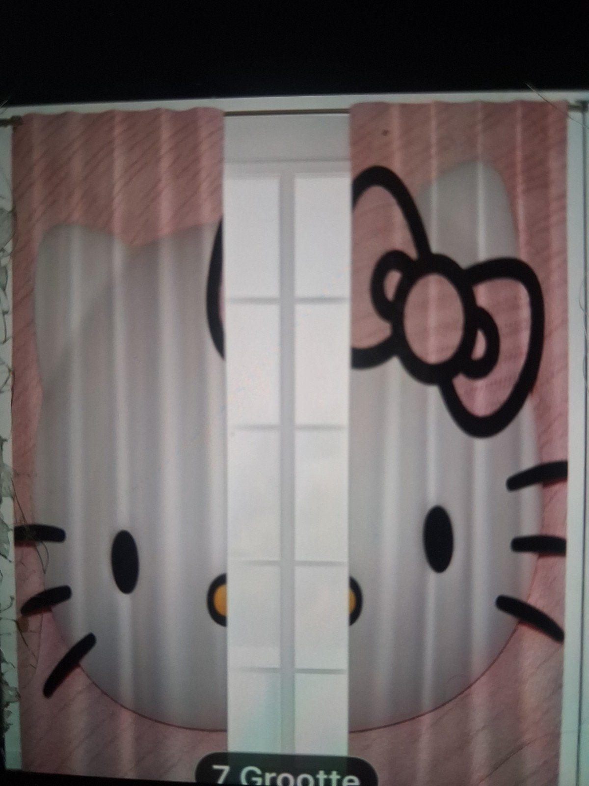 gordijne hello kitty, Huis en Inrichting, Stoffering | Gordijnen en Lamellen, Ophalen of Verzenden, Nieuw