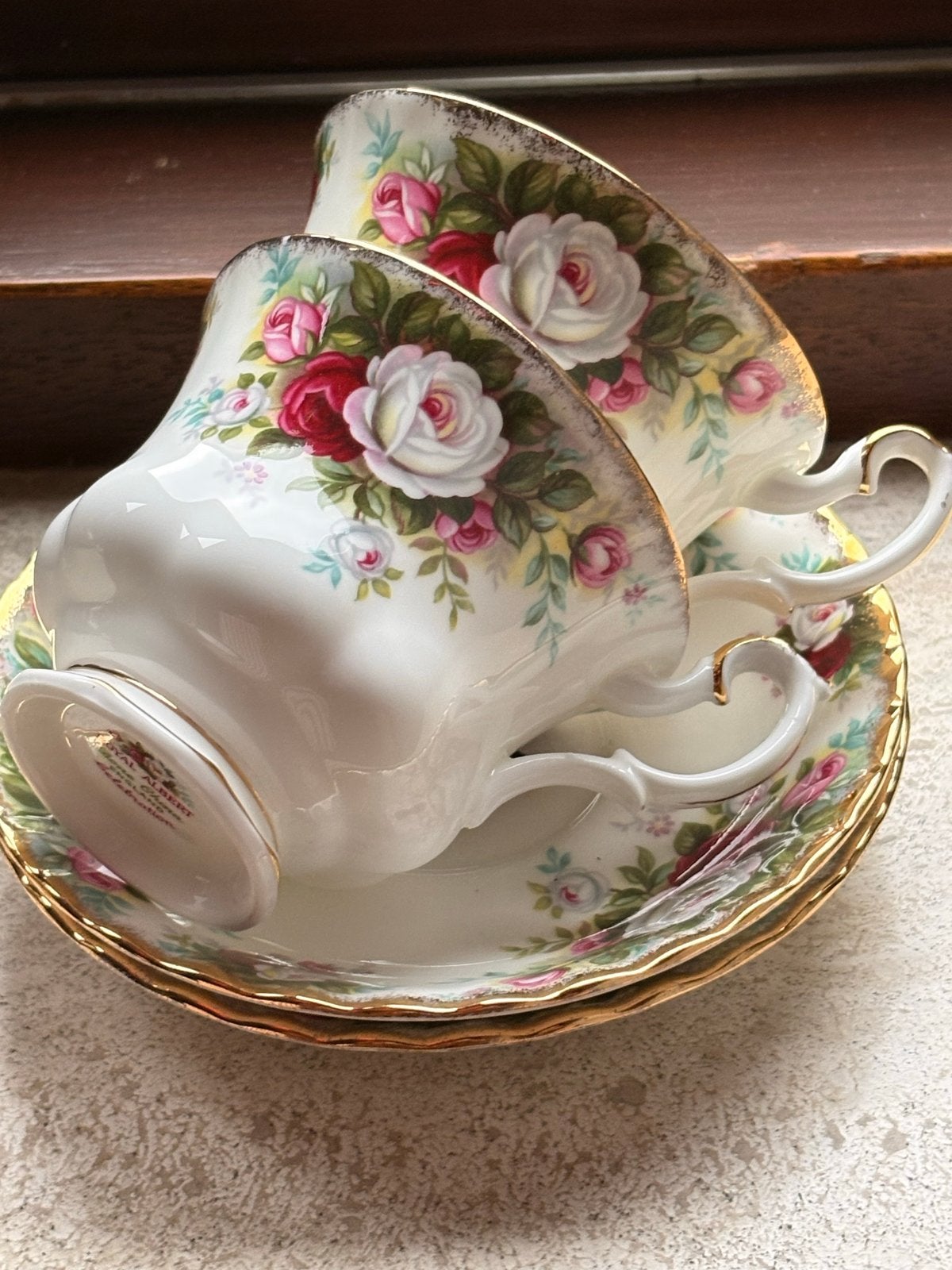 Royal Albert Bone China Celebration theekopjes (2), Ophalen of Verzenden