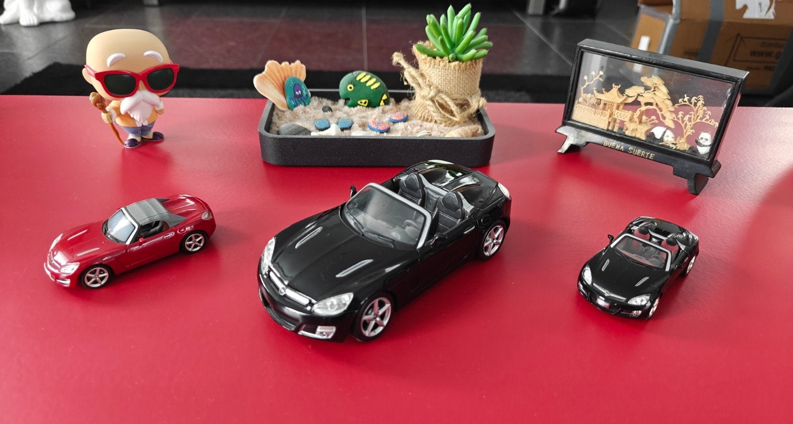 Miniatuur Opel GT's..., Ophalen of Verzenden, Gebruikt, Overige merken