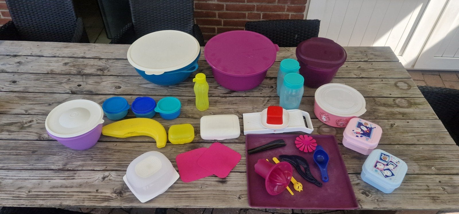 Grote Tupperware collectie - Diverse items, Gebruikt, Overige kleuren, Overige typen, Ophalen of Verzenden