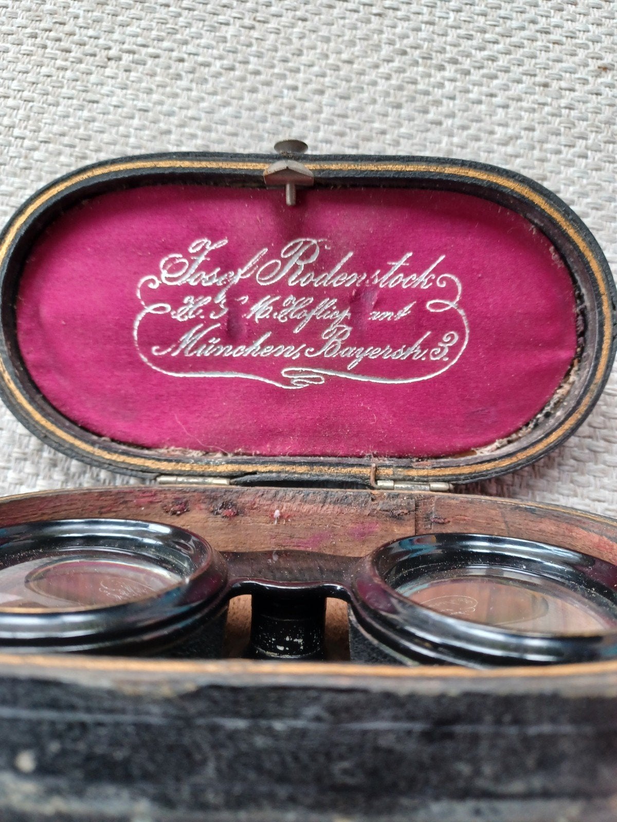 Vintage Opera Verrekijker Josef Rodenstock München, Gebruikt, Minder dan 8x, Overige typen, Ophalen of Verzenden