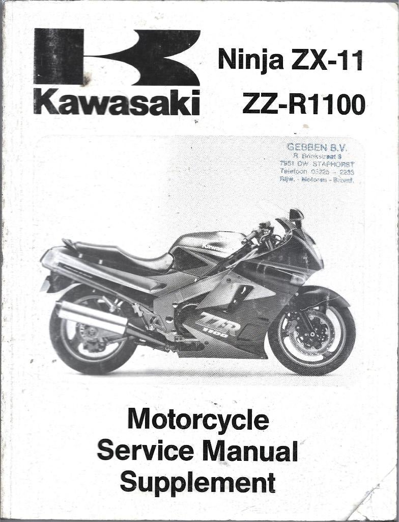 Kawasaki Ninja ZX11 ZZ R1100 supplement manual (7486z) motor, Verzenden, Yamaha