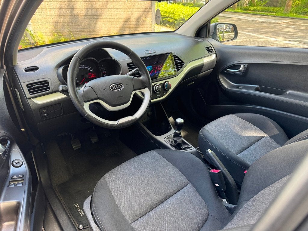 Kia Picanto 1.0 CVVT Airco Carplay Zuinige stadsauto NWE APK, Voorwielaandrijving, Euro 5, Gebruikt, 400 kg