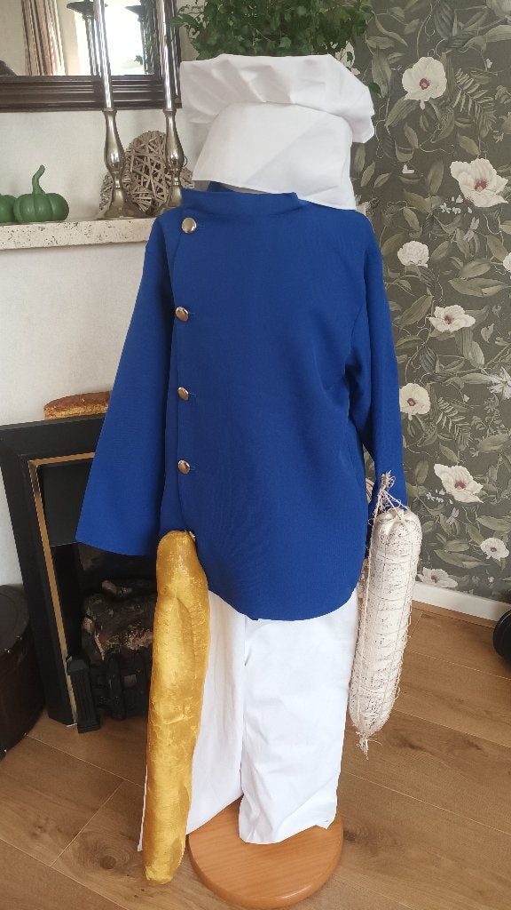 nieuw koks slager bakker kostum maat 122, Kinderen en Baby's, Ophalen of Verzenden, Nieuw, 122 t/m 128, Jongen