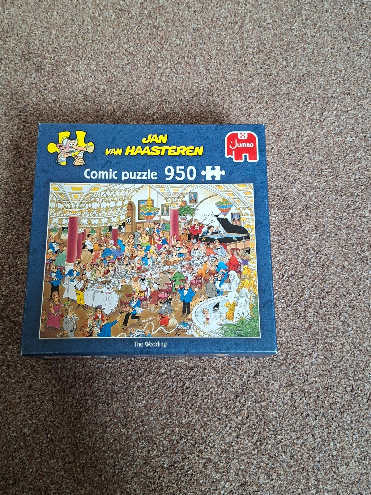 Jan van Haasteren puzzel - The Wedding (950 stukjes), Ophalen of Verzenden, 500 t/m 1500 stukjes, Zo goed als nieuw, Legpuzzel