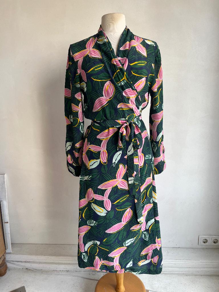 sissy boy jurk maat L groen roze, Maat 38/40 (M), Verzenden, Sissy-Boy, Zo goed als nieuw