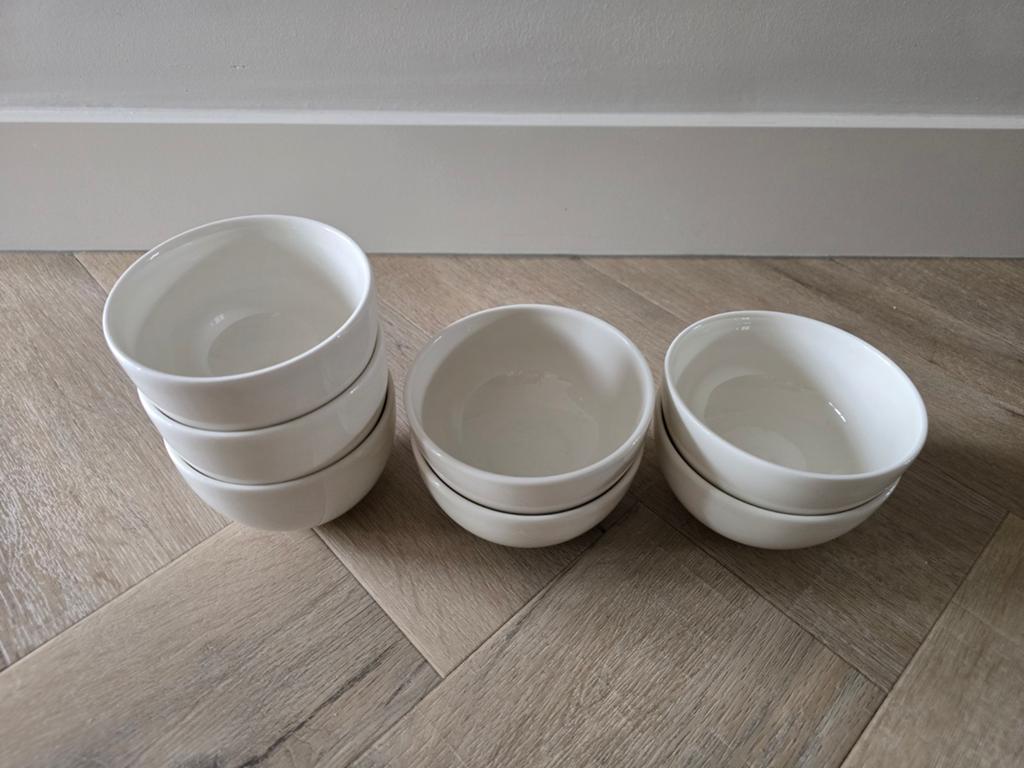 Set van 7 x Arabia Teema 24h kom rond kommetje, Huis en Inrichting, Keuken | Servies, Ophalen, Keramiek, Zo goed als nieuw, Kom(men)