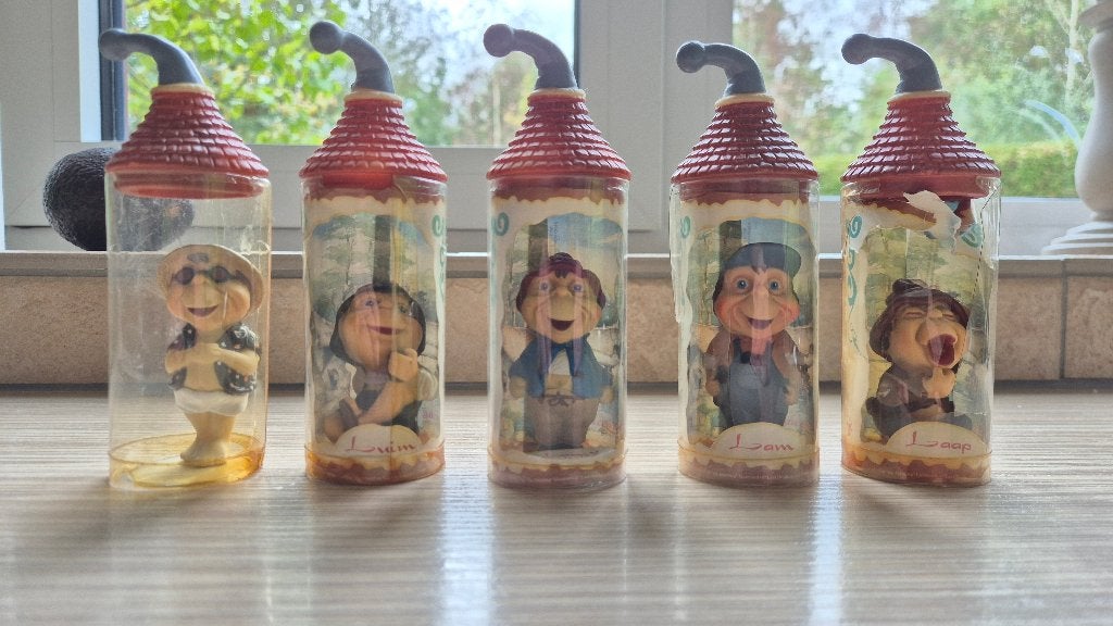 5 Efteling Laaf figuren, Verzamelen, Ophalen of Verzenden, Zo goed als nieuw, Beeldje of Poppetje
