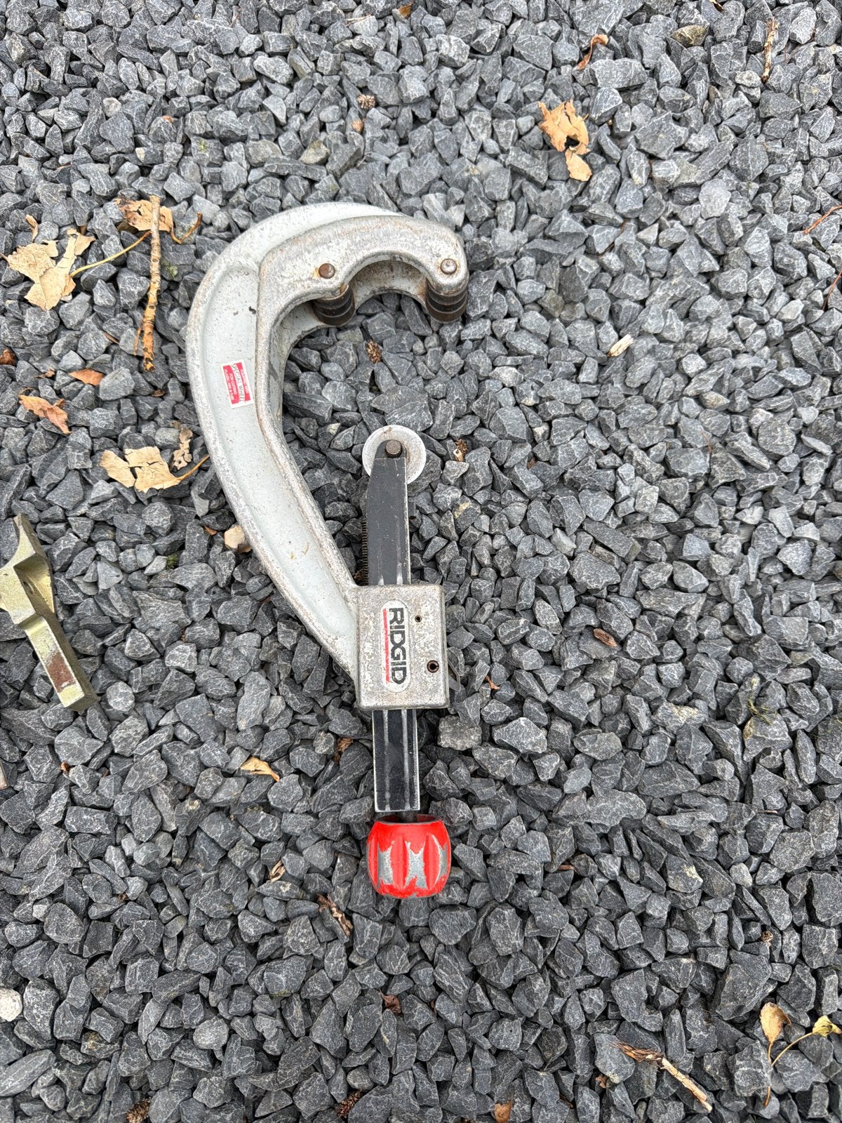 RIDGID pijpsnijder - Gebruikt maar in goede staat, Doe-het-zelf en Verbouw, Ophalen of Verzenden, Gebruikt, Snijgereedschap, Ridgid