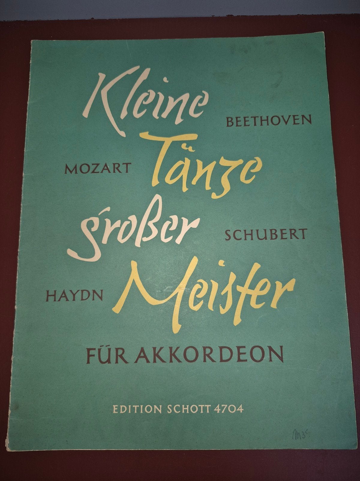 Kleine Tänze großer Meister voor Accordeon, Ophalen of Verzenden