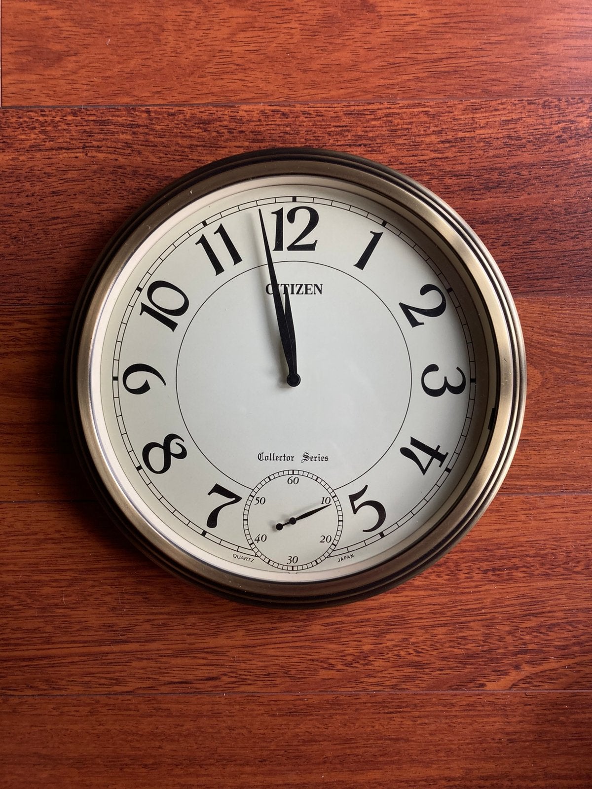 Prachtige vintage Citizen wandklok, Verzenden
