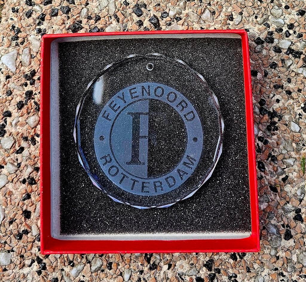 Glazen Feyenoord hanger, Ophalen of Verzenden