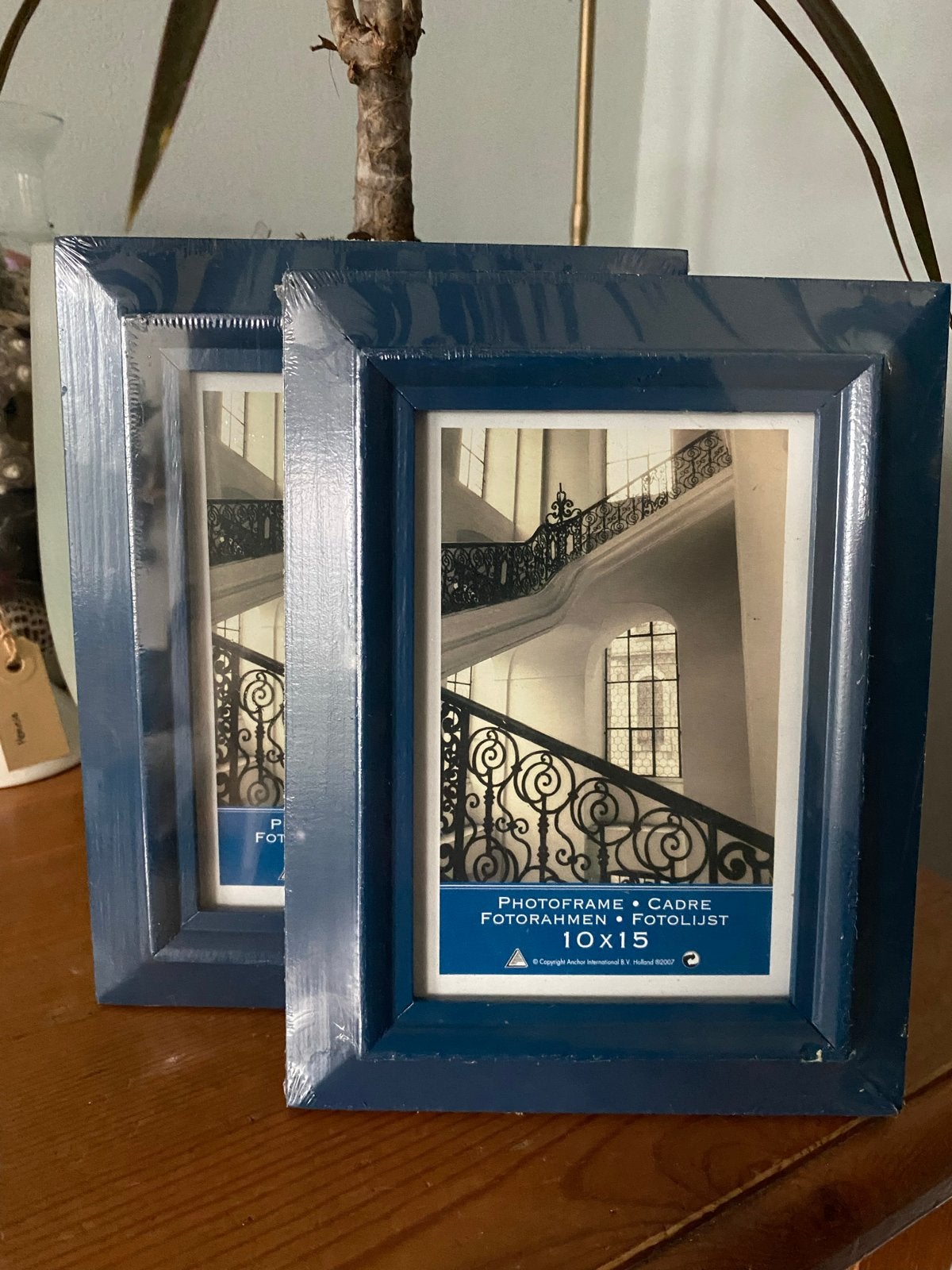 2x Fotolijst 10x15 cm - Blauw - Nieuw in verpakking, Blauw, Nieuw, Ophalen of Verzenden, Fotolijst