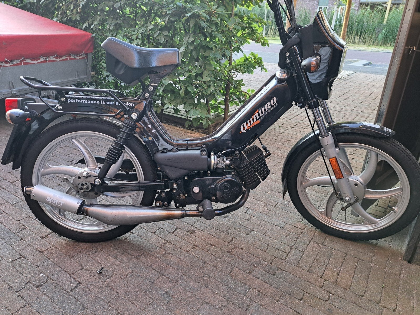 Tomos A35 Quadro uit 2013 met geel kenteken, Fietsen en Brommers, Gebruikt, Ophalen of Verzenden, Quadro, 50 cc