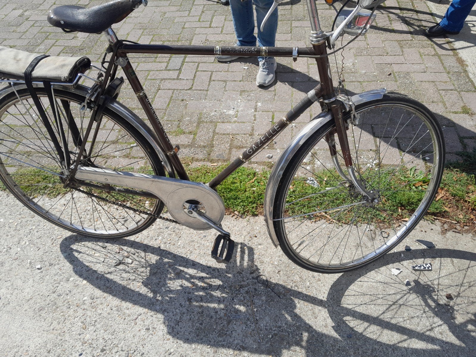Gazelle Herenfiets - Klassiek Model, Fietsen en Brommers, Ophalen, Gebruikt, Terugtraprem, Gazelle