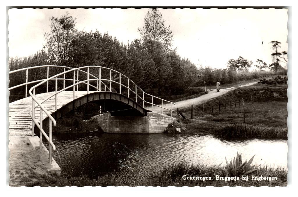 Gendringen, (bij Ulft) Bruggetje bij Engbergen, Verzamelen, Ansichtkaarten | Nederland, Verzenden, 1960 tot 1980, Gelopen, Gelderland