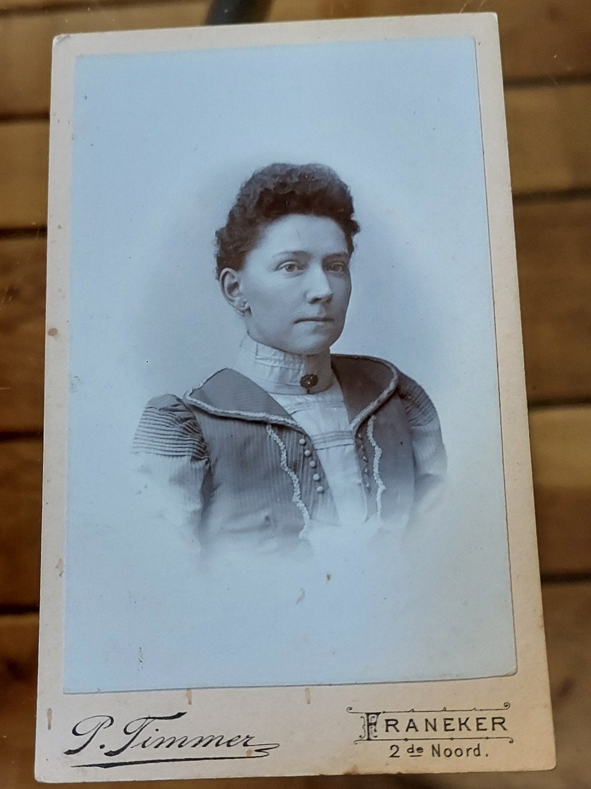 CdV Franeker Petrus Timmer, Ophalen of Verzenden, Voor 1940, Gebruikt, Overige onderwerpen