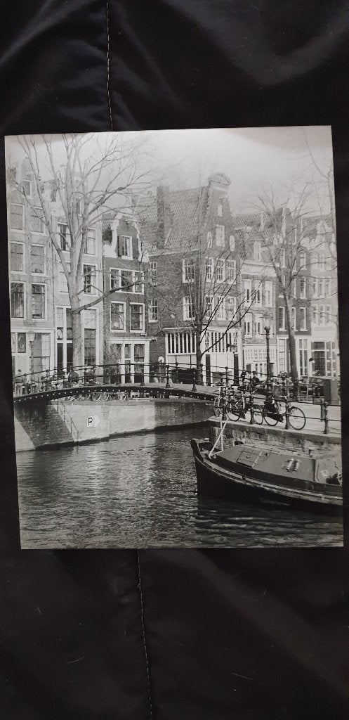 0683 foto 24x30.5 Brouwersgracht amsterdam, Antiek en Kunst, Verzenden