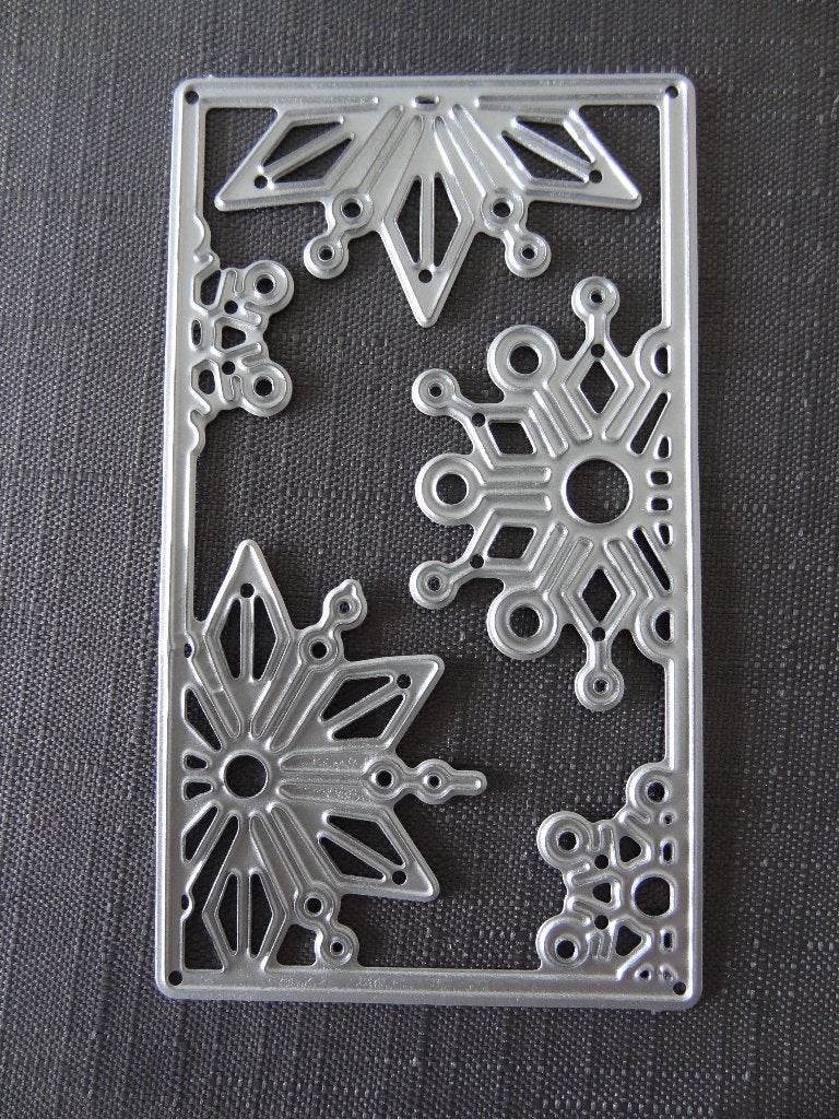 NIEUW! Snij/Embossing Mal IJskristallen >Snelle Verzending!<, Ophalen of Verzenden, Nieuw, Kerst, Pons of Mal
